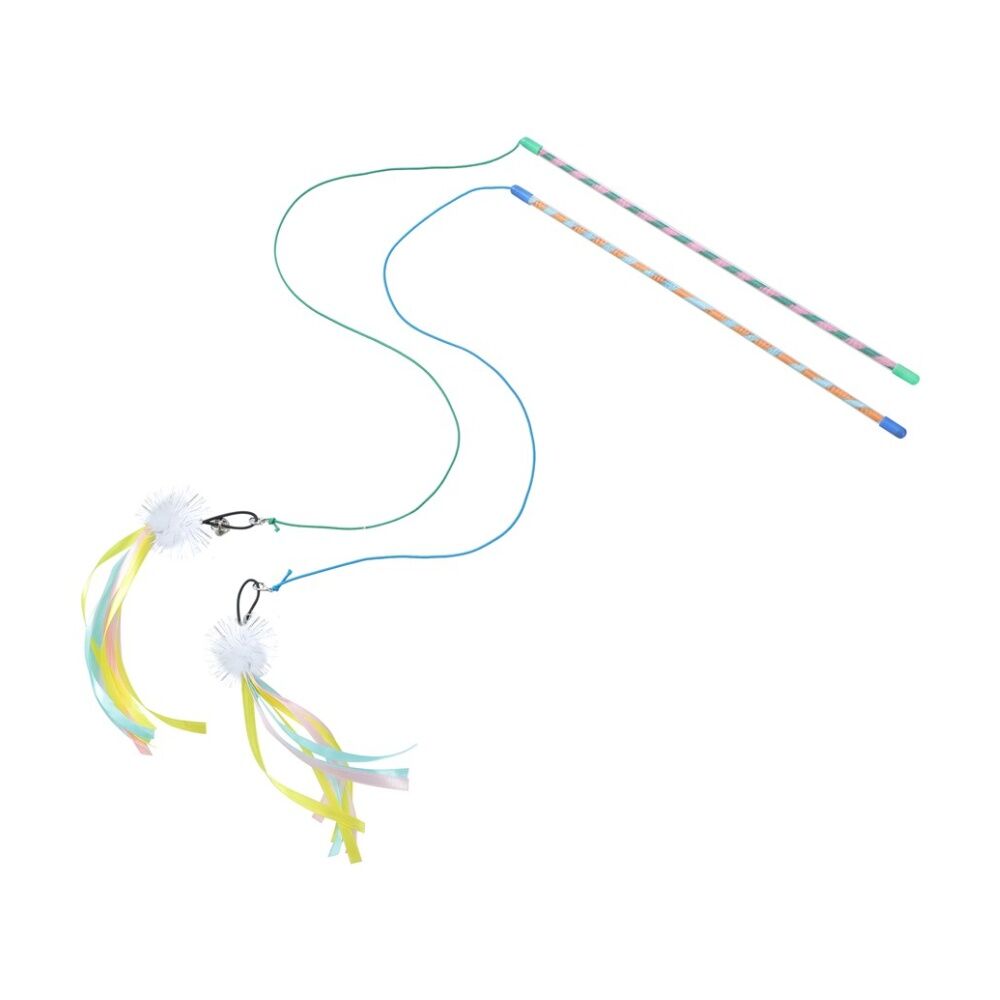 Paws and Claws Pounce Pet Cat Dangler Toy 5 in 1 43cm - Engaging Interactive Play - Assorted Designs for Cats 43cm — image 3