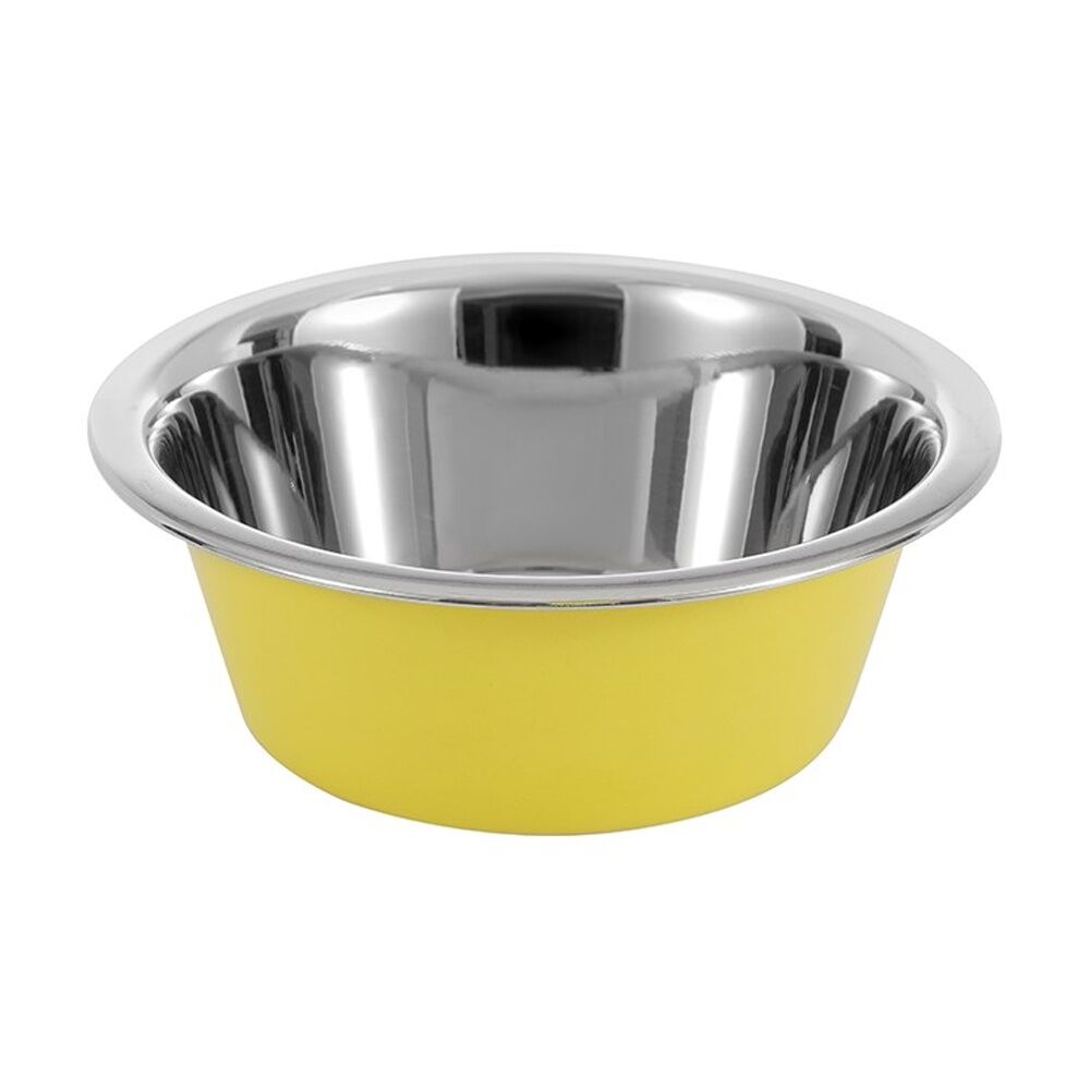 Paws and Claws Stainless Steel Cat/Dog Food/Drink Bowl 600ml Assorted (6 Pack) — image 2