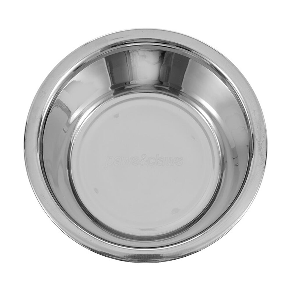 Paws and Claws Stainless Steel Cat/Dog Food/Drink Bowl 600ml Assorted (6 Pack) — image 7