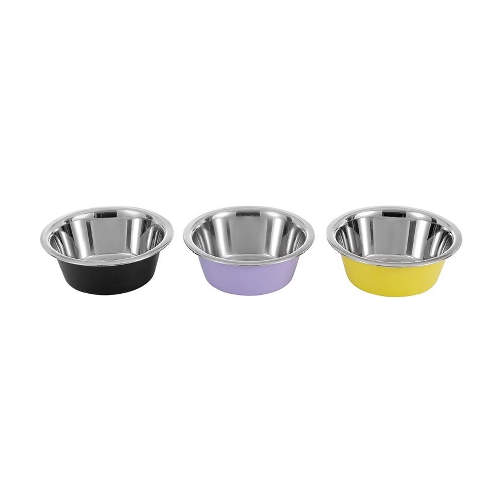 Paws and Claws Stainless Steel Cat/Dog Food/Drink Bowl 600ml Assorted (6 Pack) — image 8