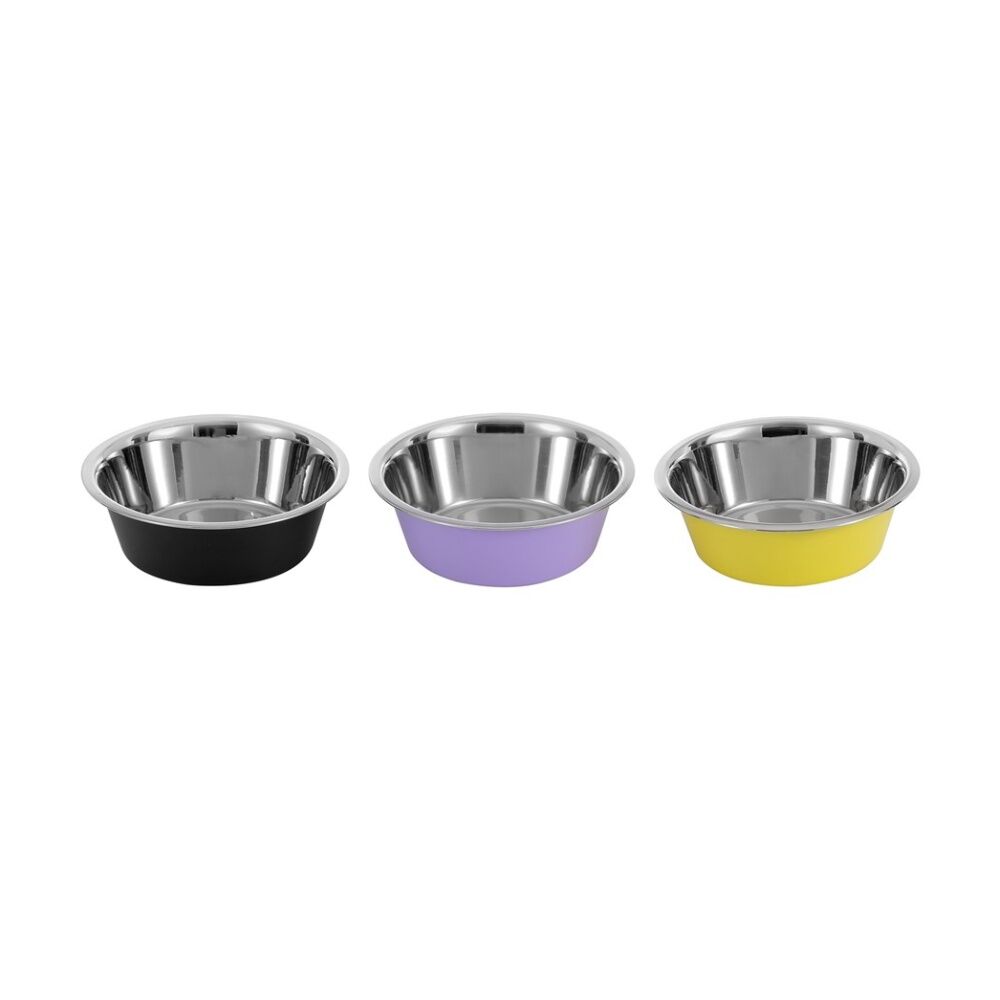 Paws and Claws Stainless Steel Cat/Dog Food/Drink Bowl 1.5L Assorted (6 Pack) — image 8