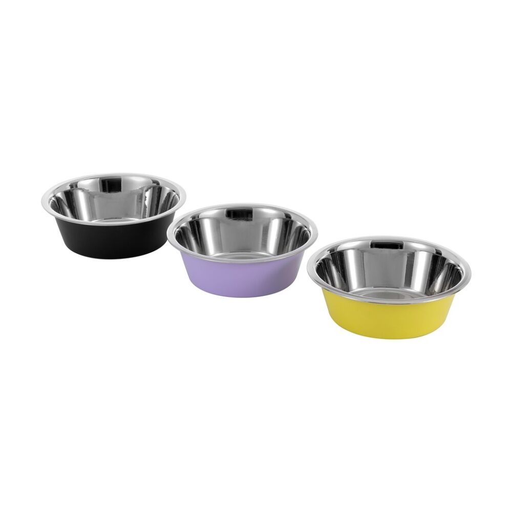 Paws and Claws Stainless Steel Cat/Dog Food/Drink Bowl 1.5L Assorted (6 Pack) — image 9
