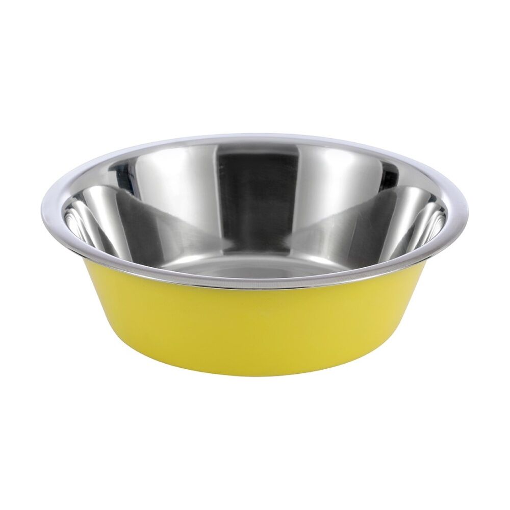 Paws and Claws Assorted Stainless Steel Cat/Dog Food/Drink Bowl — 1.85l