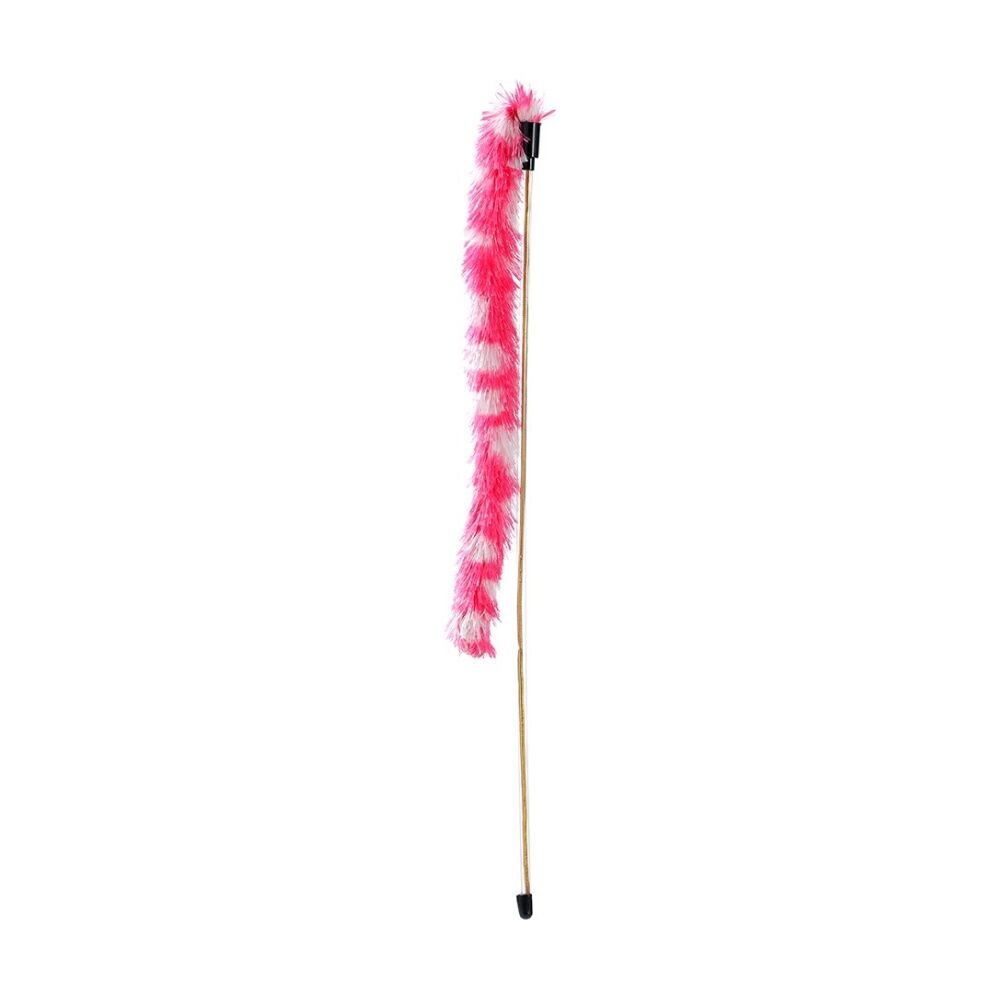 Paws and Claws Paws & Claws Pounce Fluffy Dangler Cat Toy 50cm Pink/Blue Assorted — image 4
