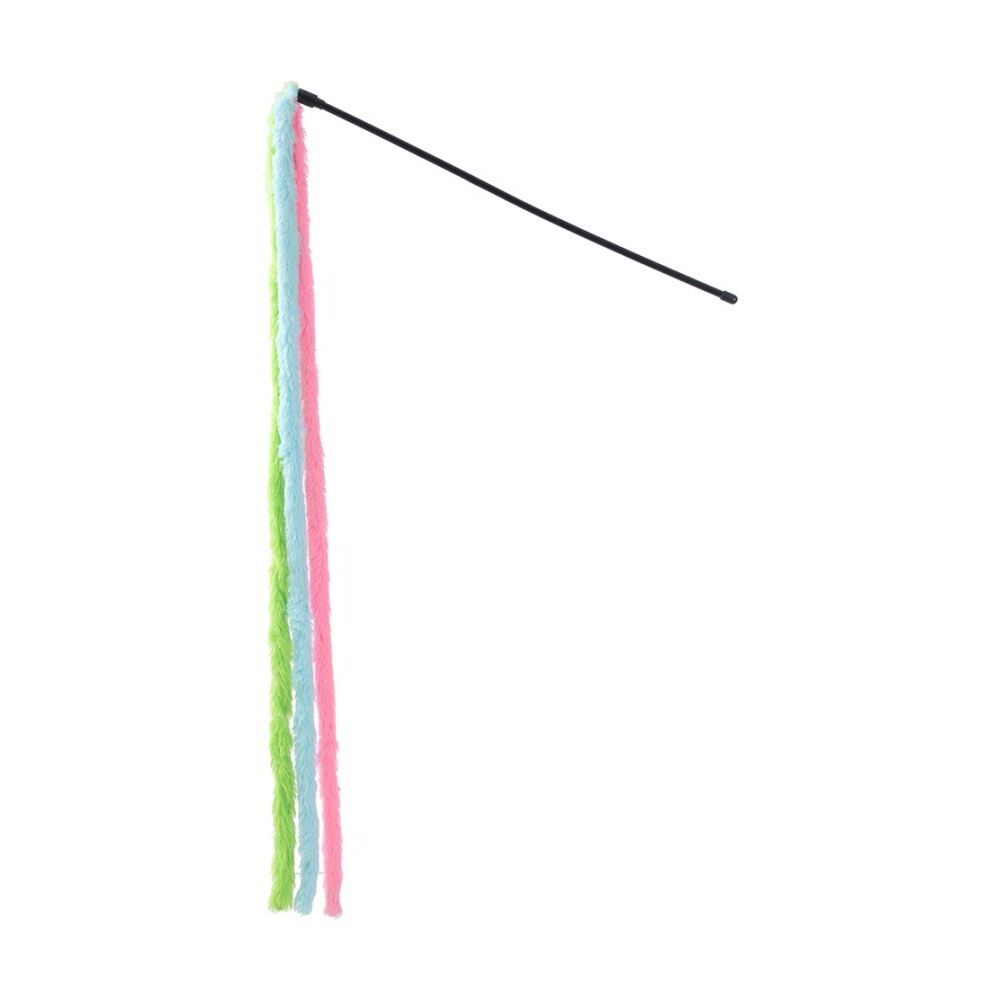 Paws and Claws 87cm Catch Me Dangler Pet Cat Toy Soft Plush Dangling Feathers — image 2