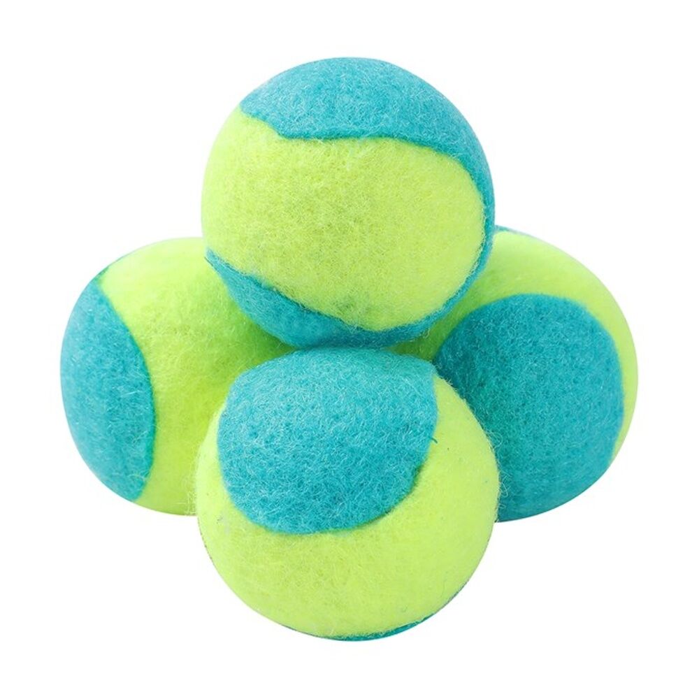 Paws and Claws Mini Tennis Balls Cat Batting/Pouncing Toy Set Assorted (4 Pieces) — image 5