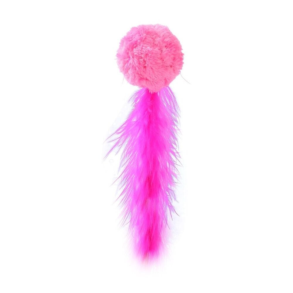 Paws and Claws Mouse & Ball Feather Cat Batting/Pouncing Toy Set Assorted (2 Pieces) — image 5