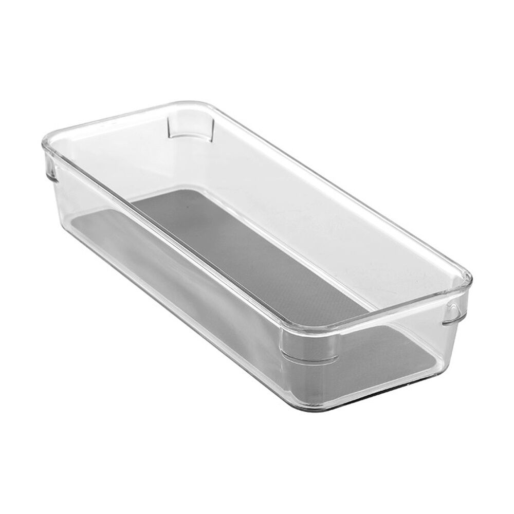 Boxsweden Crystal Grip Organiser Tray Modular Stackable Storage 23x9x4.5cm (24 Pack) — image 3