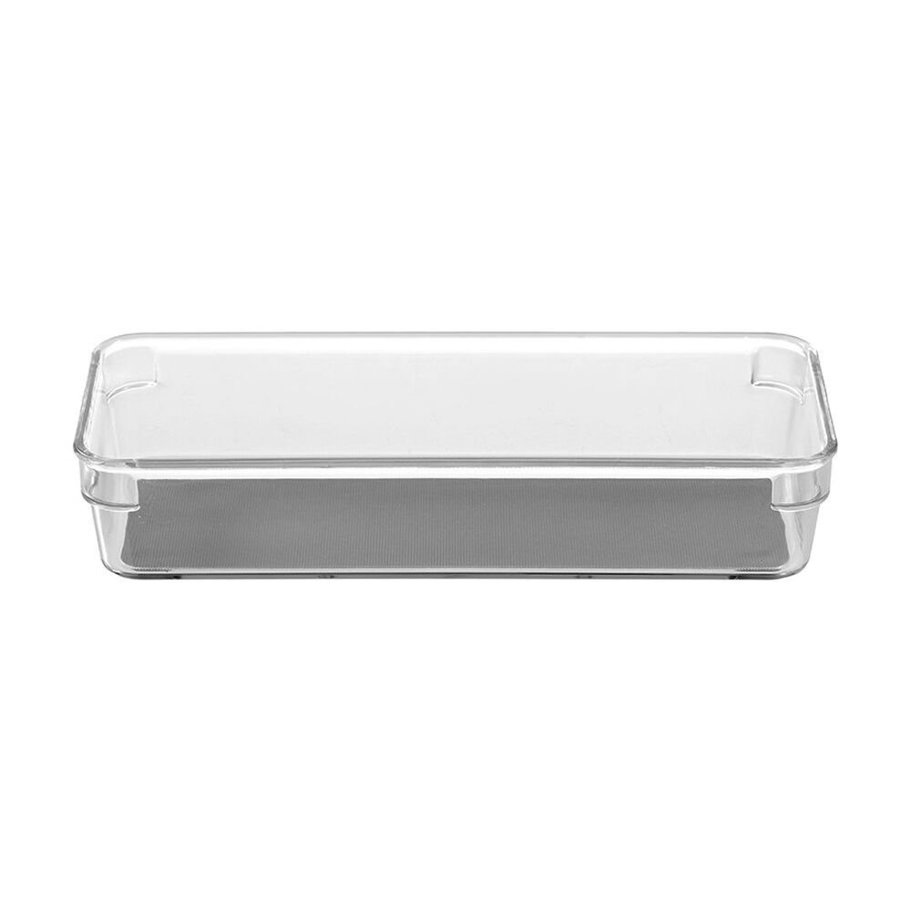 Boxsweden 23x9x4.5cm Crystal Grip Organiser Tray Modular Stackable Storage — image 4