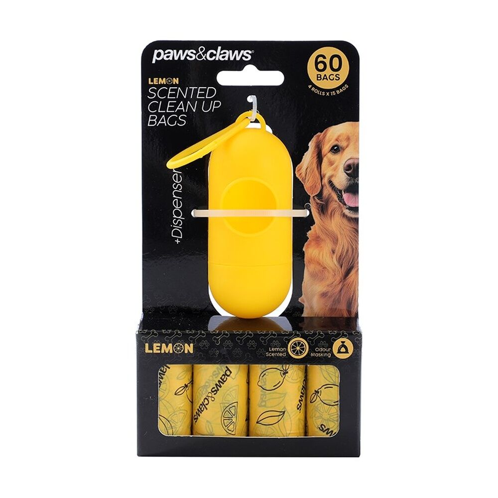 Paws and Claws 6x 60pc Pet Dog Scented Poop Bags Dispenser — image 5