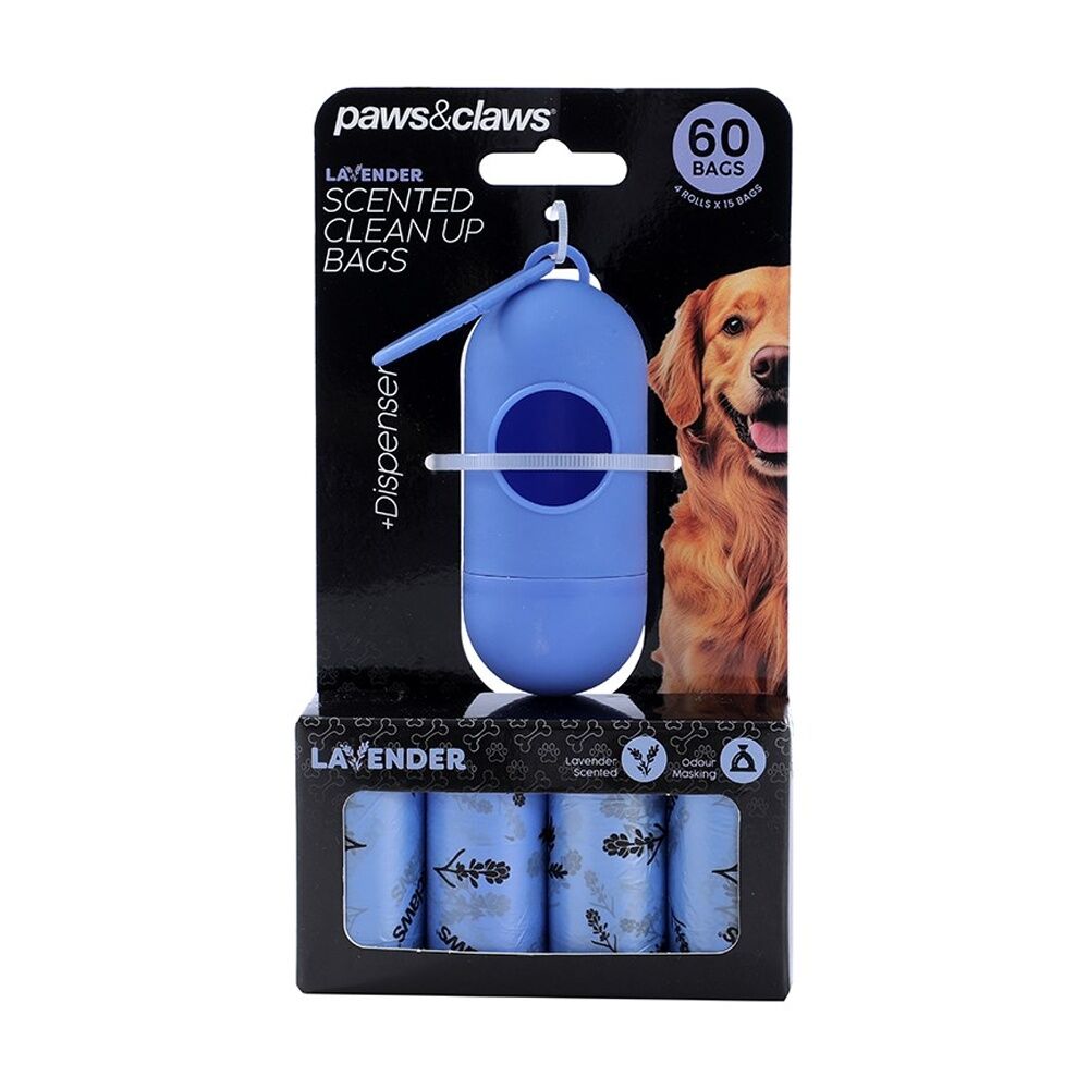 Paws and Claws 6x 60pc Pet Dog Scented Poop Bags Dispenser — image 7