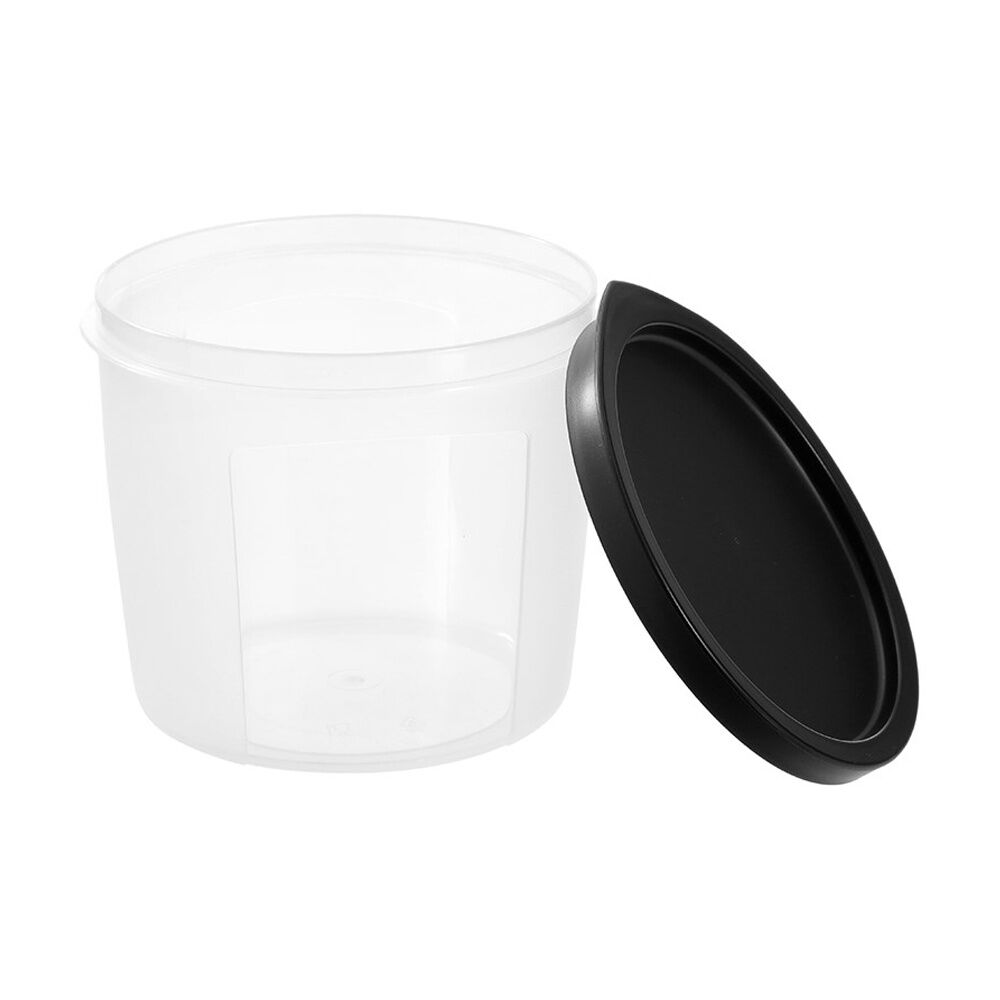 Lemon and Lime Food Keeper Round Reusable Container 900ml 12.4x12.4x10cm (24 Pack) — image 3