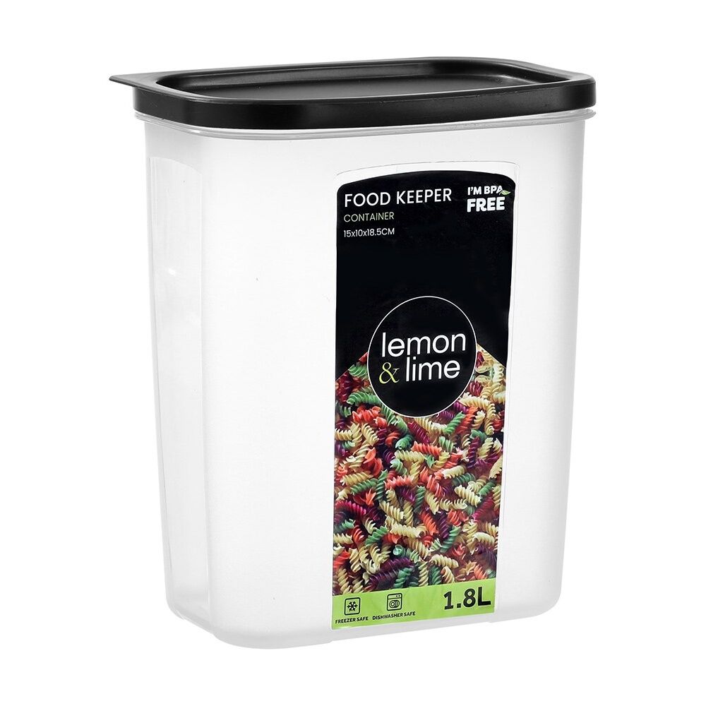 Lemon and Lime Food Keeper Rectangle Reusable Container 1.8L 15x10x18cm (12 Pack) — image 2