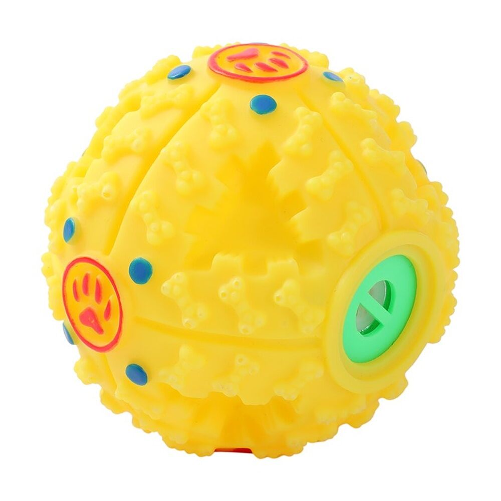 Paws and Claws Mini Giggle Ball Interactive Sound Dog Toy Rubber 7.2cm Assorted (12 Pack) — image 5
