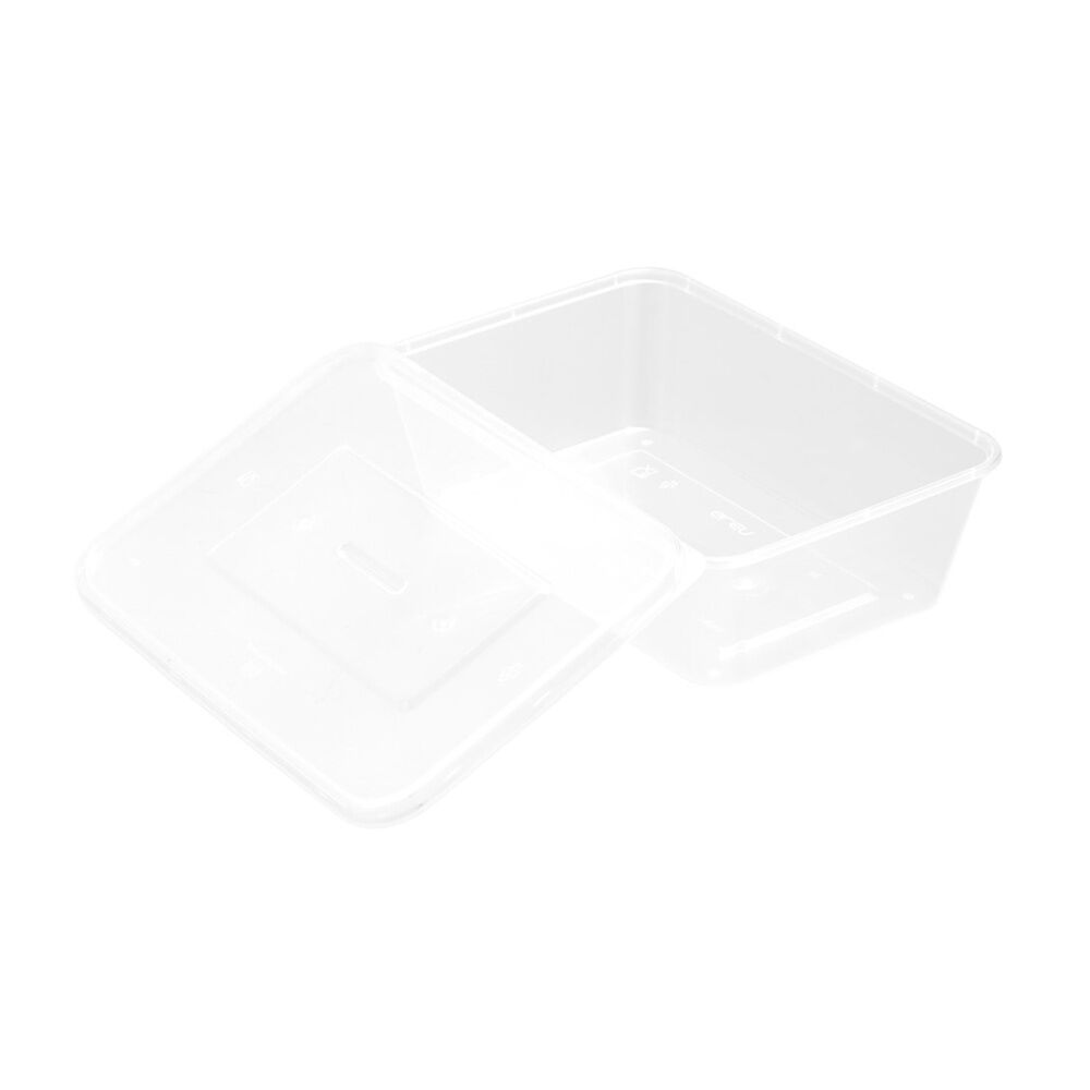 Lemon and Lime 5x 50pc Reusable Food Containers Rectangle 750ml — image 3
