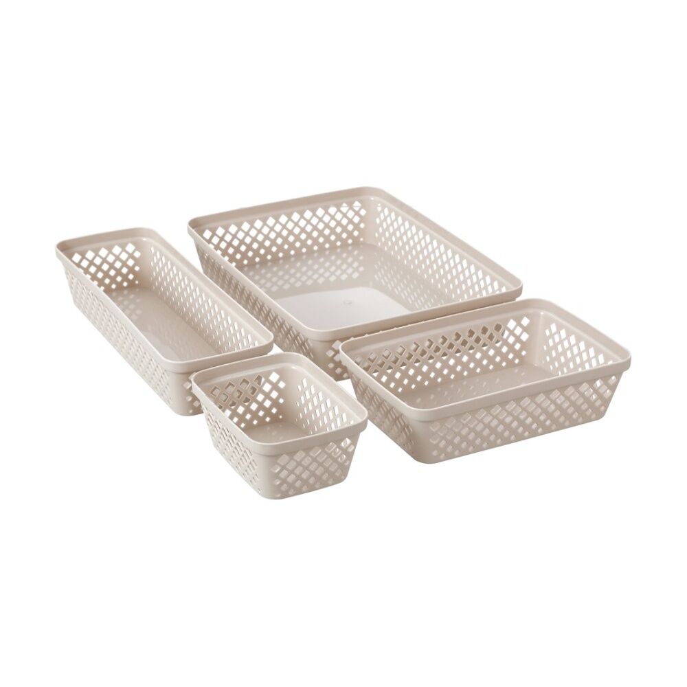 Boxsweden Diamond Tray Home Organiser Storage Container 10L 36x27x13.5cm (12 Pack) — image 4