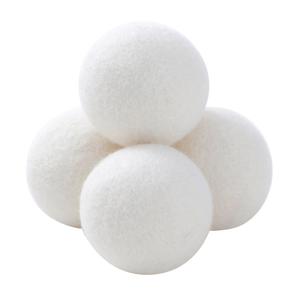 Boxsweden Reusable Wool Laundry Dryer Balls 6cm Reduces Drying Time (4 Pack) — image 5
