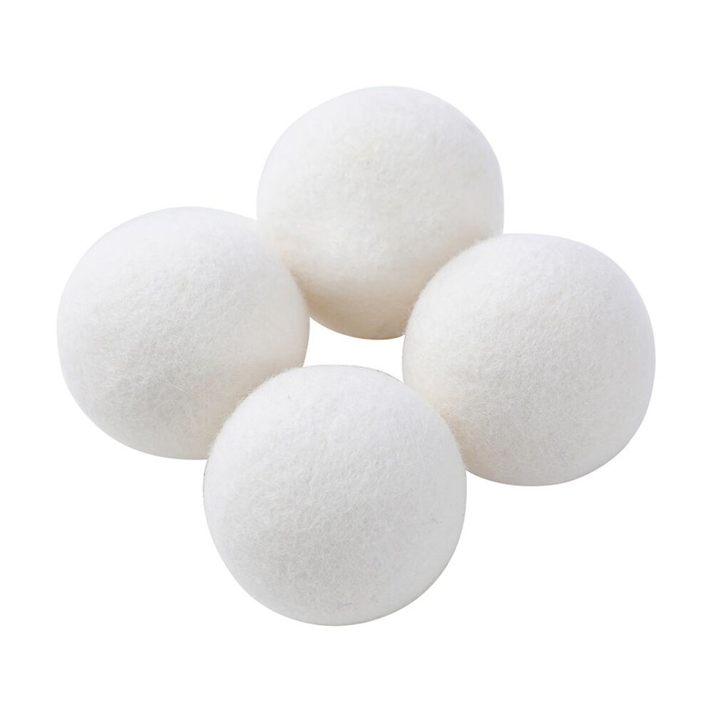 Boxsweden Reusable Wool Laundry Dryer Balls 6cm Reduces Drying Time (4 Pack) — image 2