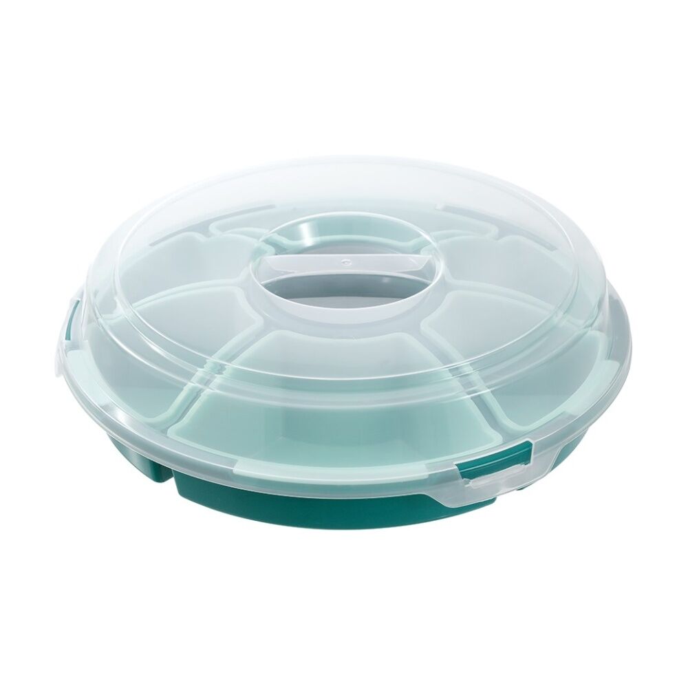 Lemon and Lime Reusable Food Container Serving Set 7 Section Assorted 33cm (3 Pack) — image 5