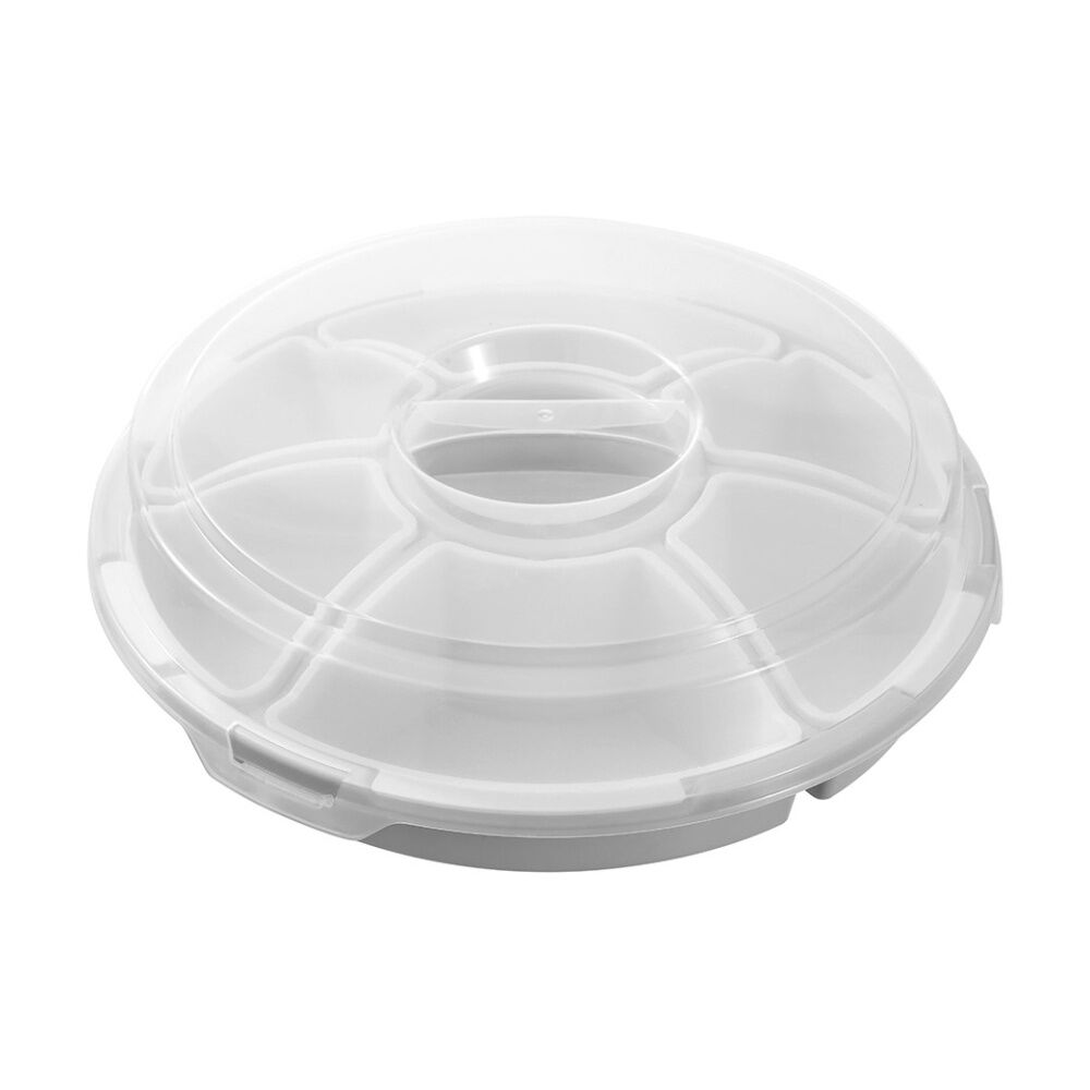 Lemon and Lime Reusable Food Container Serving Set 7 Section Assorted 33cm (3 Pack) — image 9