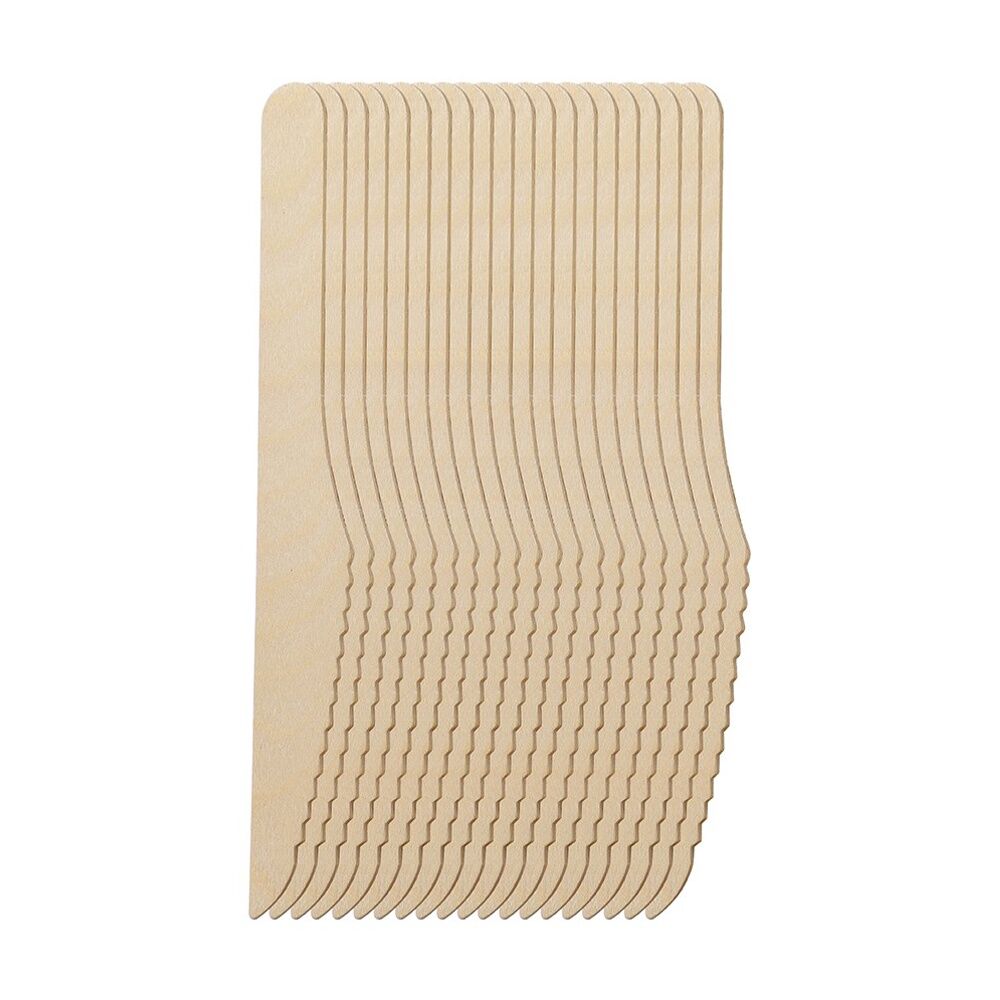 Lemon and Lime 20pc Lemon And Lime Wooden Knives Compostable Biodegradable Cut 16.5cm (12 Pack) — image 3