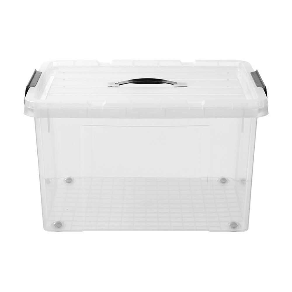 Boxsweden Durable Carry Box With Handles & Wheels 43L 51x38x30cm (6 Pack) — image 6
