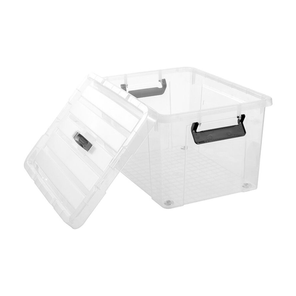 Boxsweden Durable Carry Box With Handles & Wheels 43L 51x38x30cm (6 Pack) — image 3