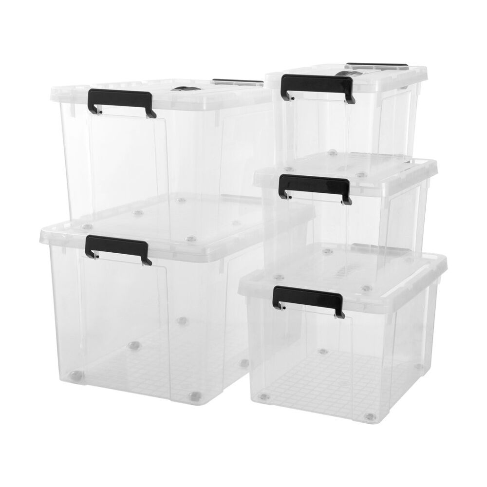 Boxsweden Dura Carry Box Home Organiser Storage Container 65L 59x42x35cm (6 Pack) — image 7