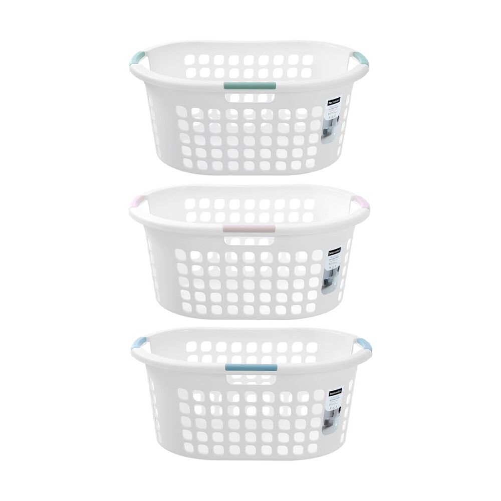 Boxsweden Washday Hip Hugger Laundry Clothes Basket 50L 66.5x47x28.5cm — image 2