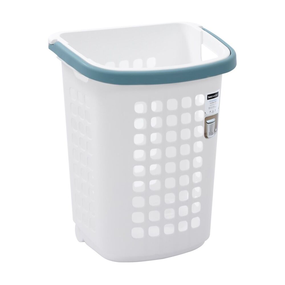 Boxsweden Washday Laundry Clothes Cart Basket 57L 49x38x61.5cm Assorted (4 Pack) — image 10