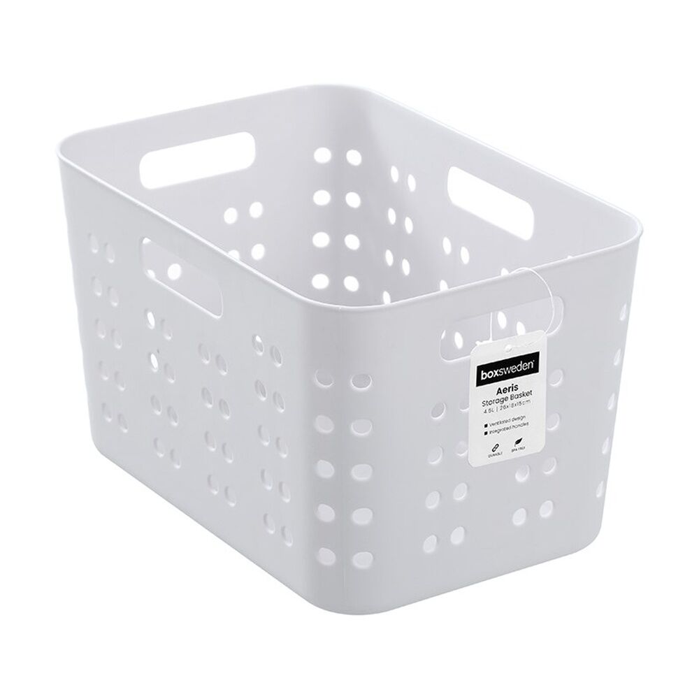 Boxsweden Aeris Basket Home Organiser Storage Container Assorted 4.5L (24 Pack) — image 7