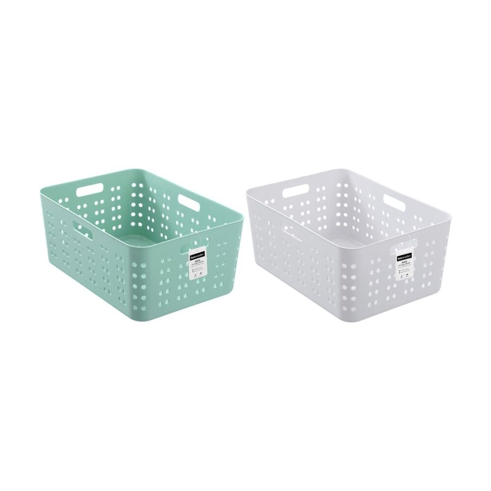 Boxsweden Aeris Basket Home Organiser Storage Container Assorted 8.5L (12 Pack) — image 3