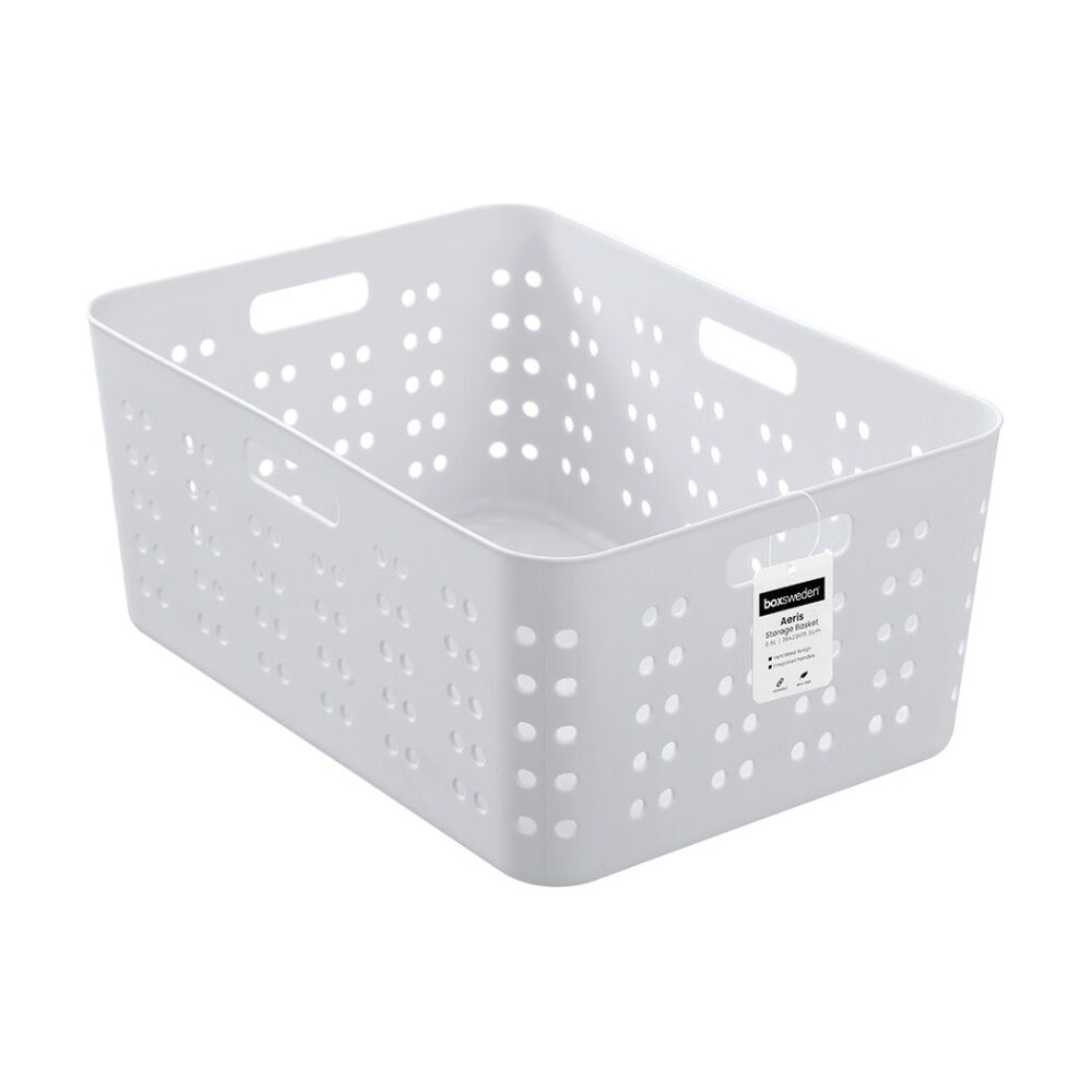 Boxsweden Aeris Basket Home Organiser Storage Container Assorted 8.5L (12 Pack) — image 7