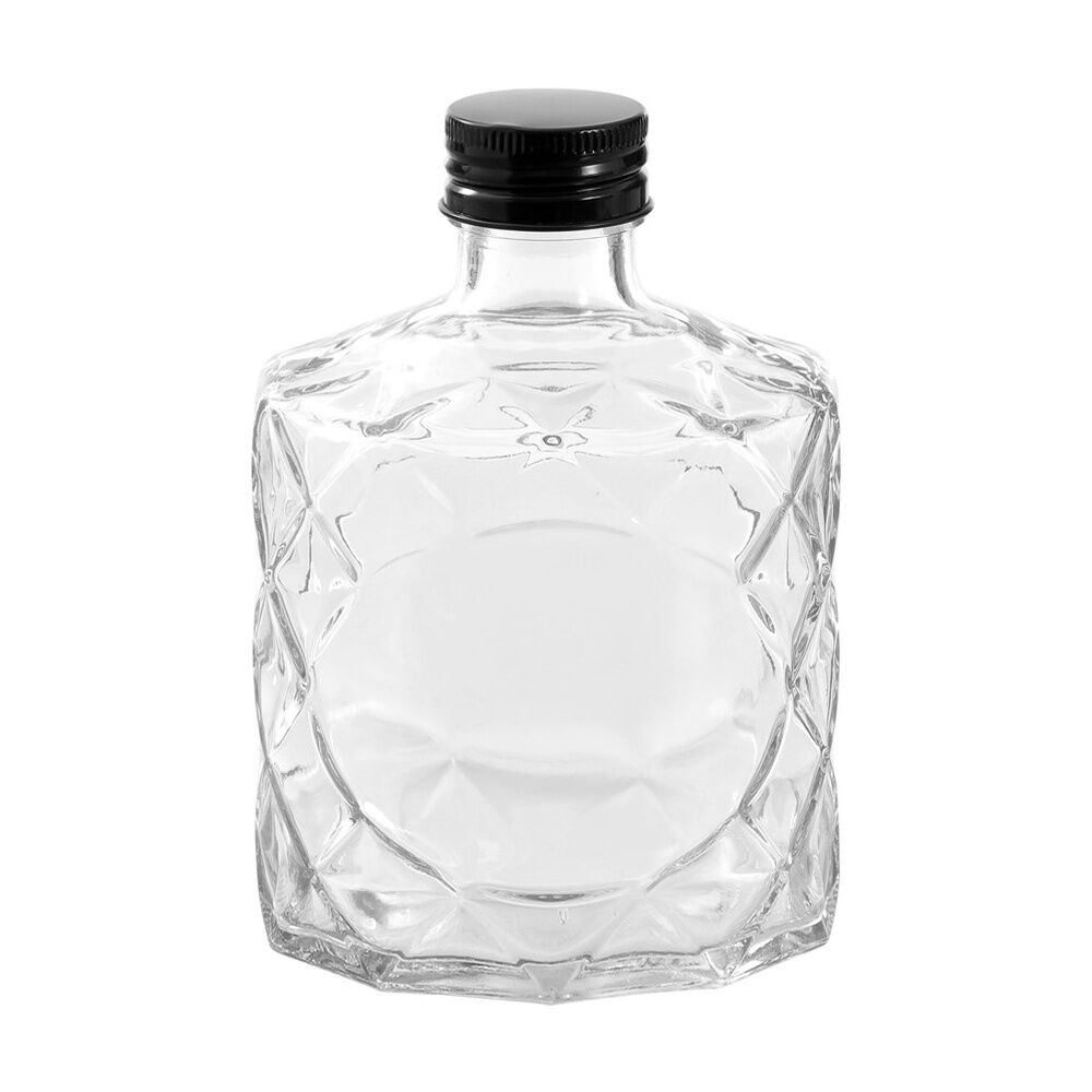 Lemon and Lime Verre Quilt Glass Reusable Food Container Lid Black 360ml — image 3