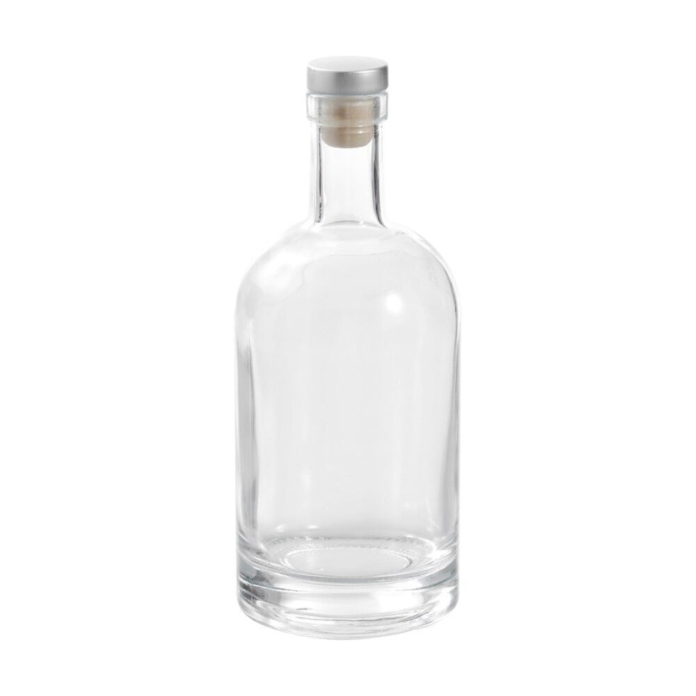 Lemon and Lime Verre Round Glass Bottle Reusable Food Container 500ml — image 2