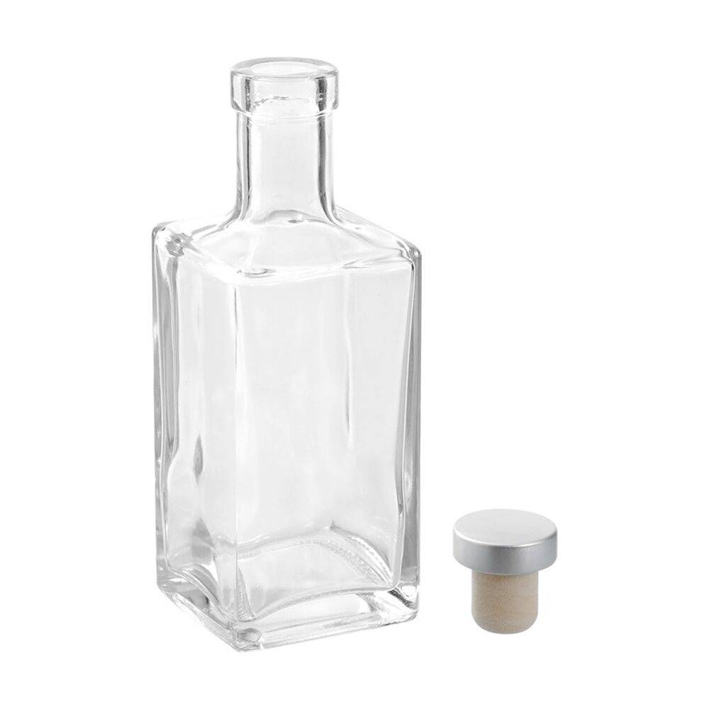 Lemon and Lime Verre Square Glass Bottle Reusable Food Container 270ml — image 5