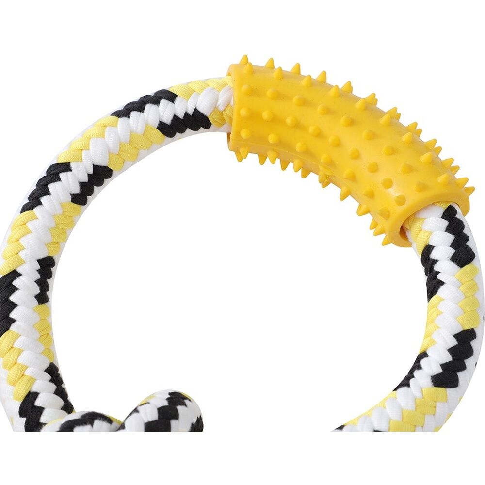 Paws and Claws 3pc Paws And Claws Pet Dog Rope Rubber Tuggers Toy Set 50cm 37cm 33cm (12 Pack) — image 3