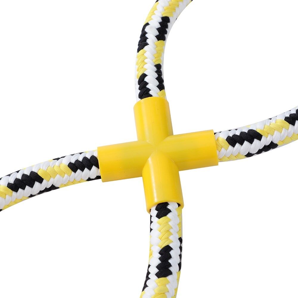 Paws and Claws 3pc Paws And Claws Pet Dog Rope Rubber Tuggers Toy Set 50cm 37cm 33cm (12 Pack) — image 5