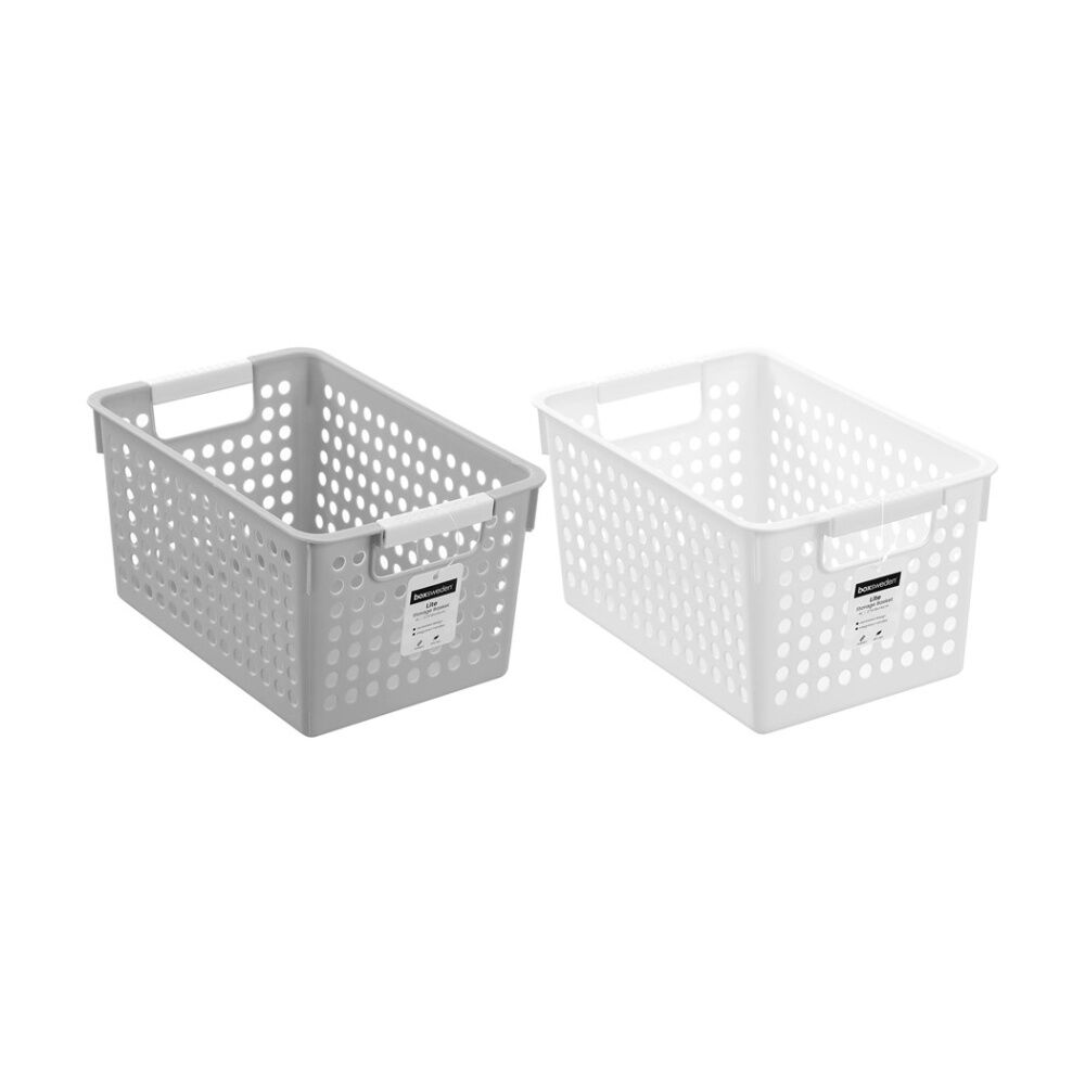 Boxsweden Lite Basket Home Organiser Storage Container Asst 4L 27x18x14cm Boxsweden — image 2