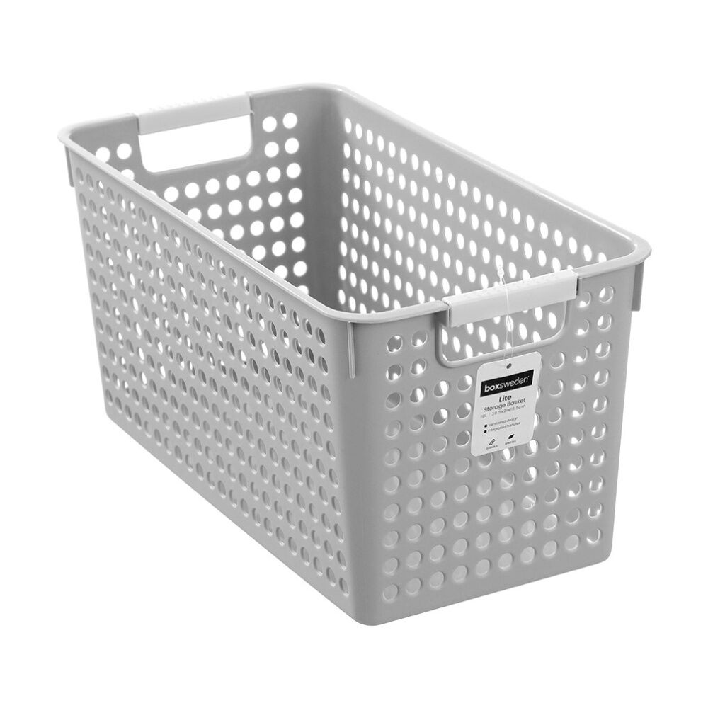 Boxsweden Lite Basket Home Organiser Storage Container Assorted 10L (12 Pack) — image 2