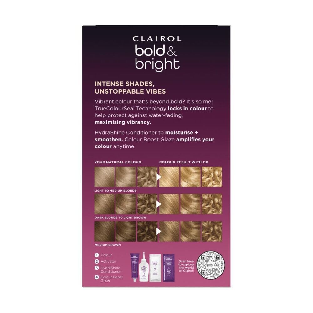 Clairol Permanent Hair Colour 1 Application Bold And Bright 110 Pina Colada Clairol — image 2