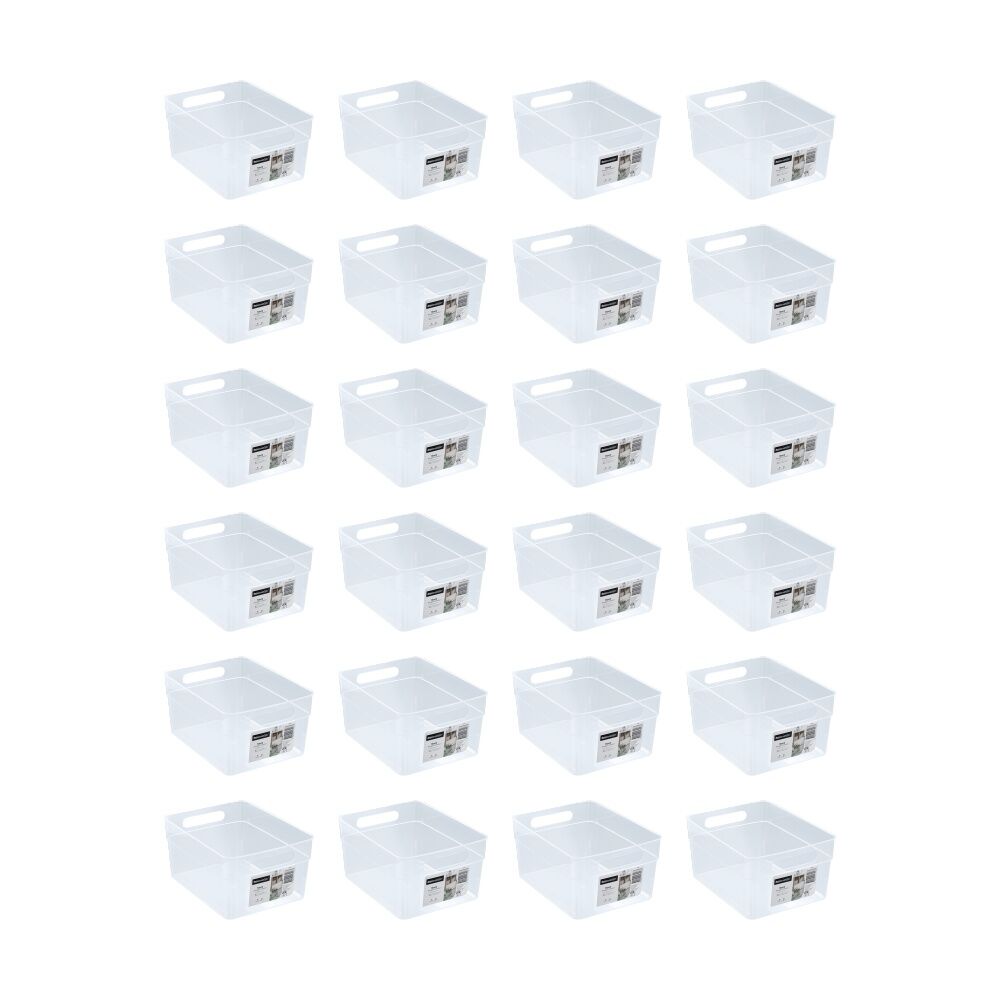 Boxsweden Nova Home/Office Plastic Storage Container 7L 28x22.5x14.5cm (24 Pack)