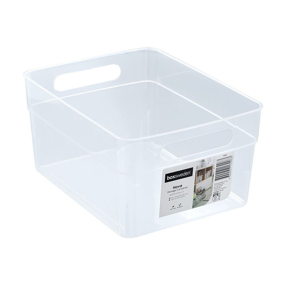 Boxsweden Nova Home/Office Plastic Storage Container 7L 28x22.5x14.5cm (24 Pack) — image 2