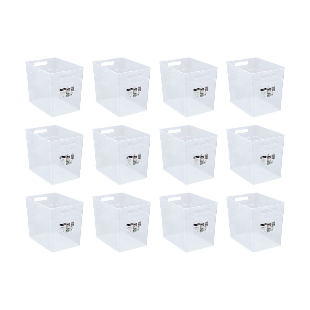 Boxsweden Nova Home/Office Plastic Storage Container 23L 36x25.5x30cm (12 Pack)