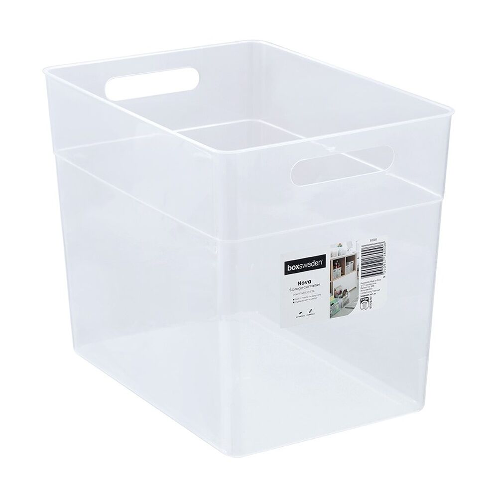 Boxsweden Nova Home/Office Plastic Storage Container 23L 36x25.5x30cm (12 Pack) — image 2
