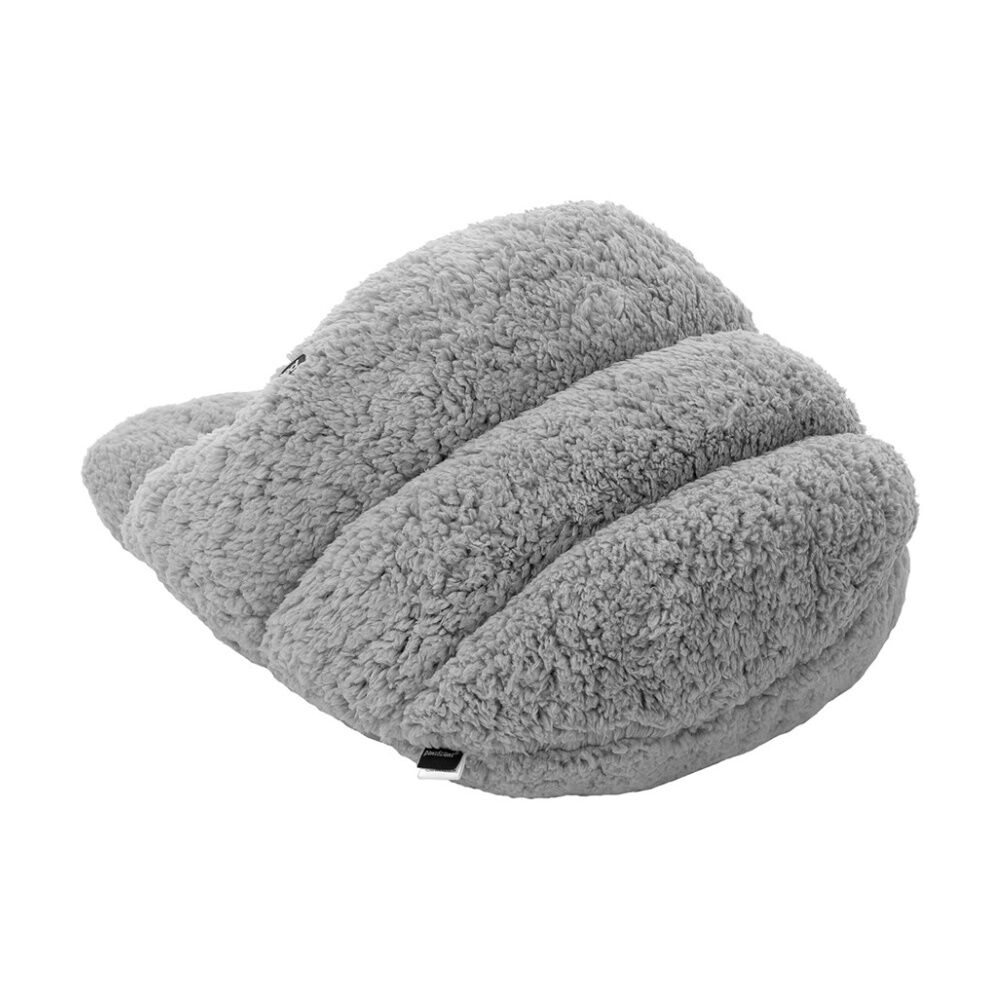 Paws and Claws Sherpa Igloo Pet Dog Cat Bed 58X44CM - Soft Sherpa Material For Natural Warmth - Comfortable And Secure Design - Grey Color Plush Pet — image 5