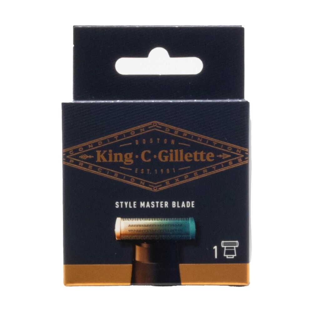 Gillette Men's King C Replacement Shaving Razor Style Master Blade