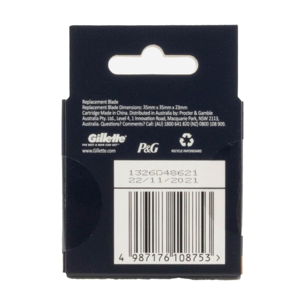 Gillette Men's King C Replacement Shaving Razor Style Master Blade — image 2