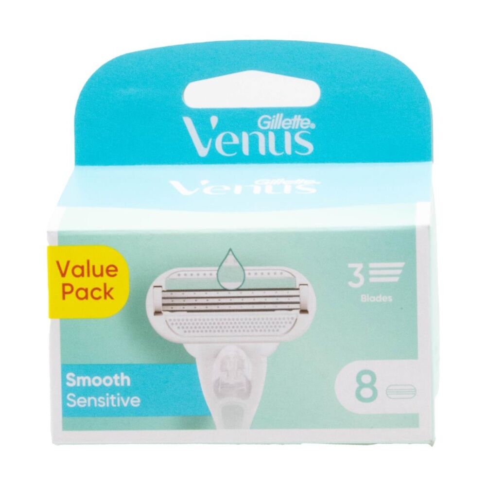 Gillette 8pc Gillette Venus 3 Blade Razor Cartridges Smooth Sensitive Value Pack (4 Pack) — image 2