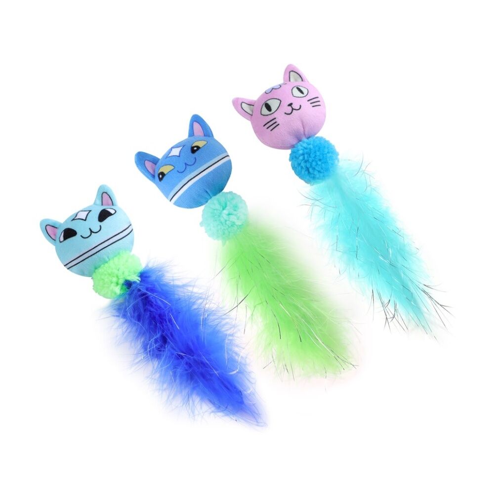 Paws and Claws Pounce Plush Magic Pet Cat Toy Soft Cuddly 15x5x5cm — image 3